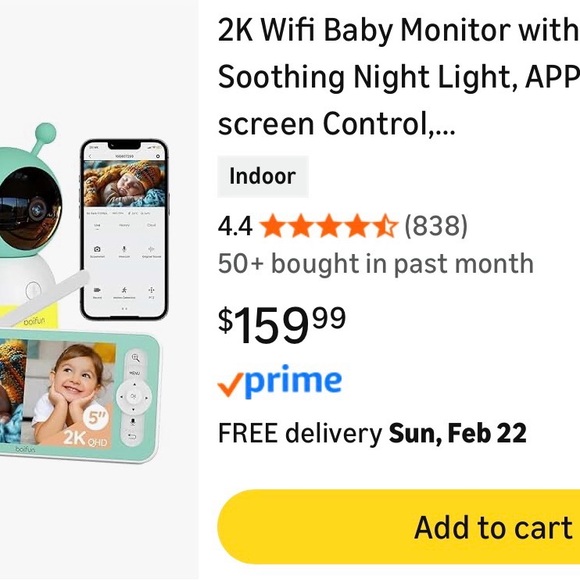 Smart Baby Monitor with Camera - Picture 7 of 7